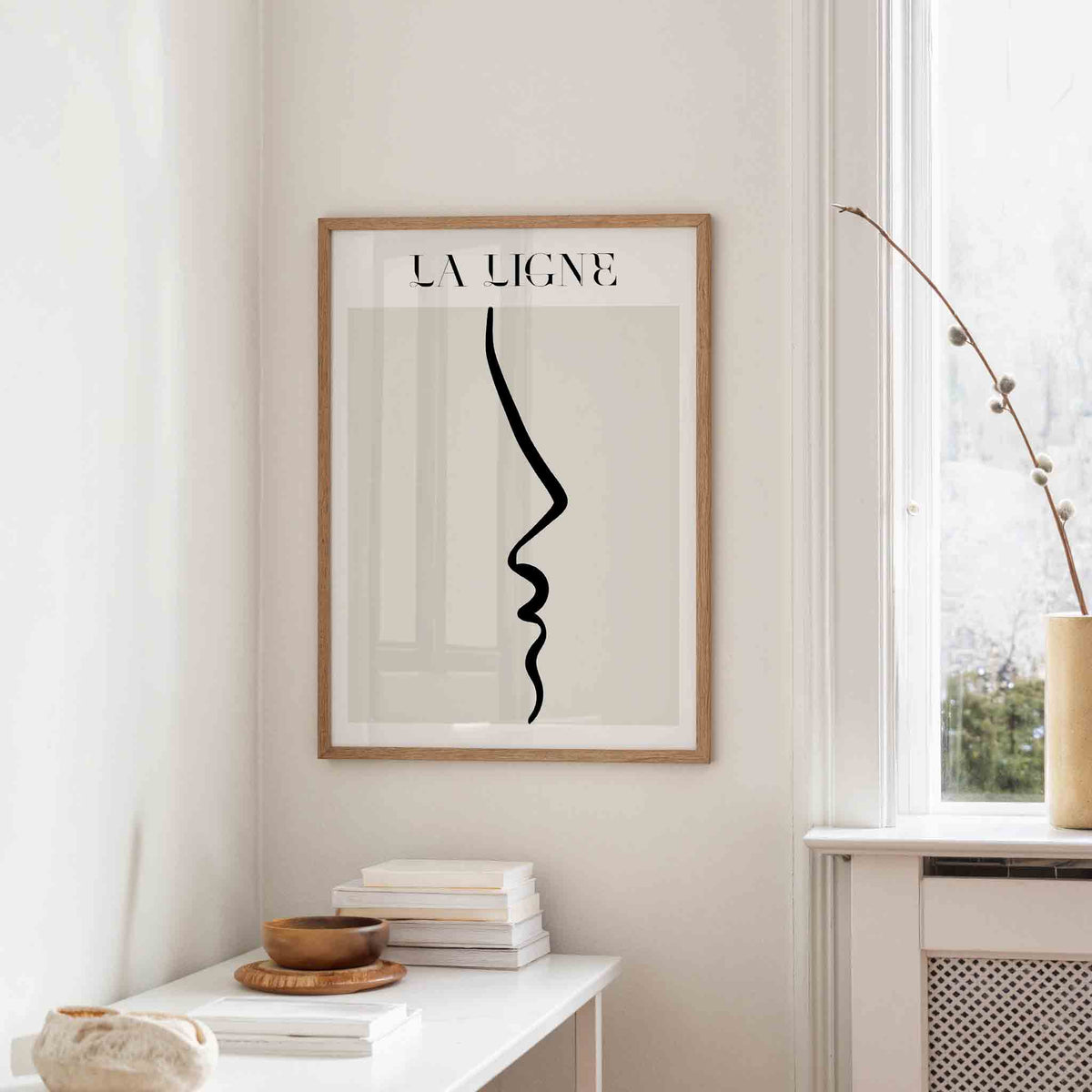 La ligne – staande design wanddecoratie van WallArtistic