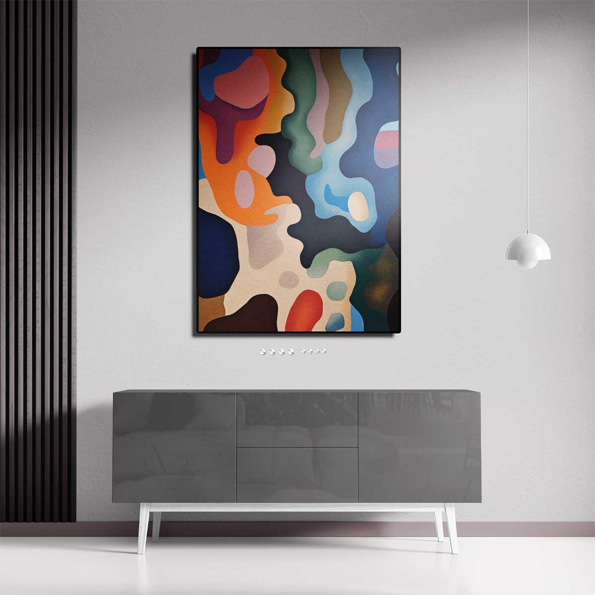 Kleurenexpeditie – canvas kunstwerk als wanddecoratie