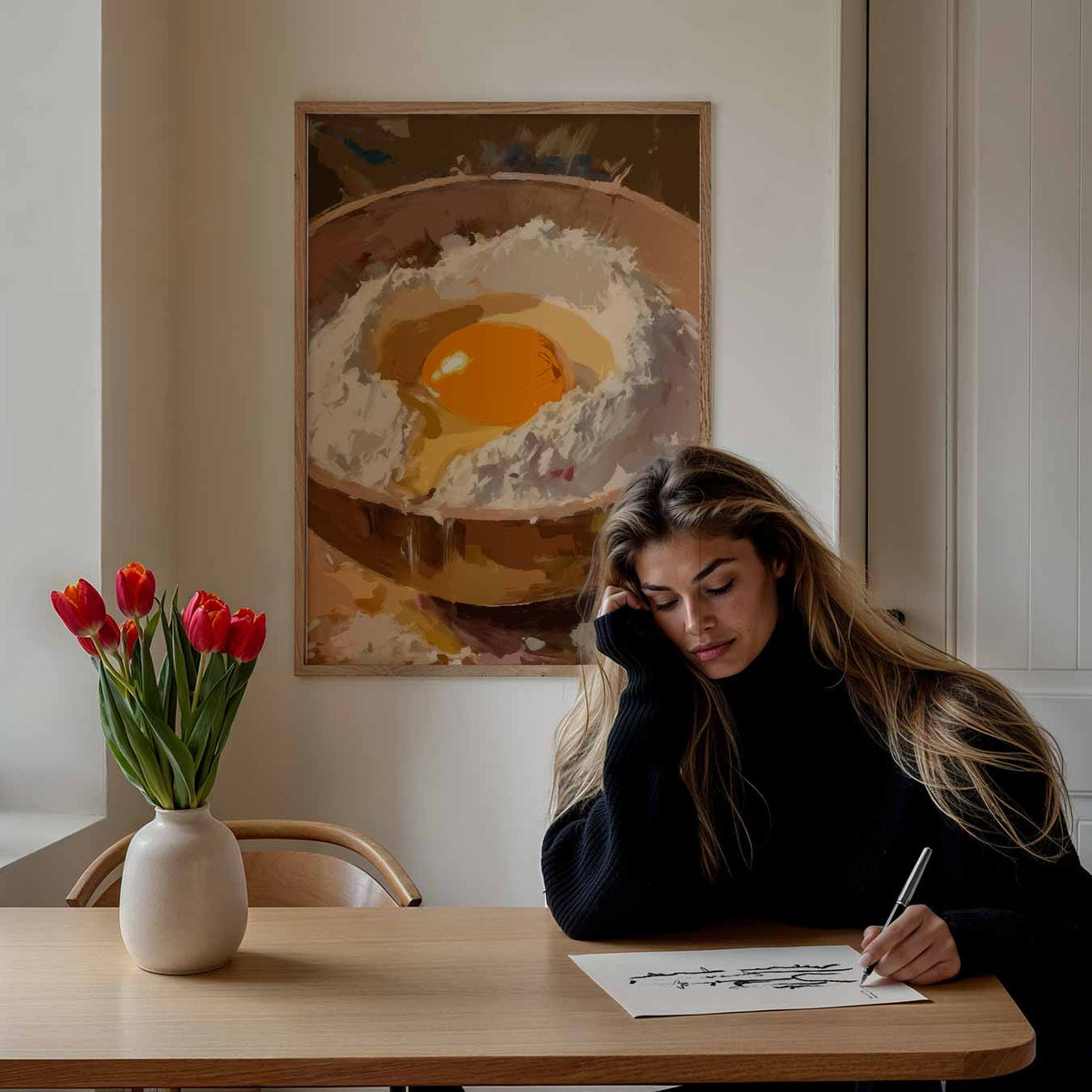 Kunstzinnige Keuken Momenten – keuken portret poster, afbeelding 7