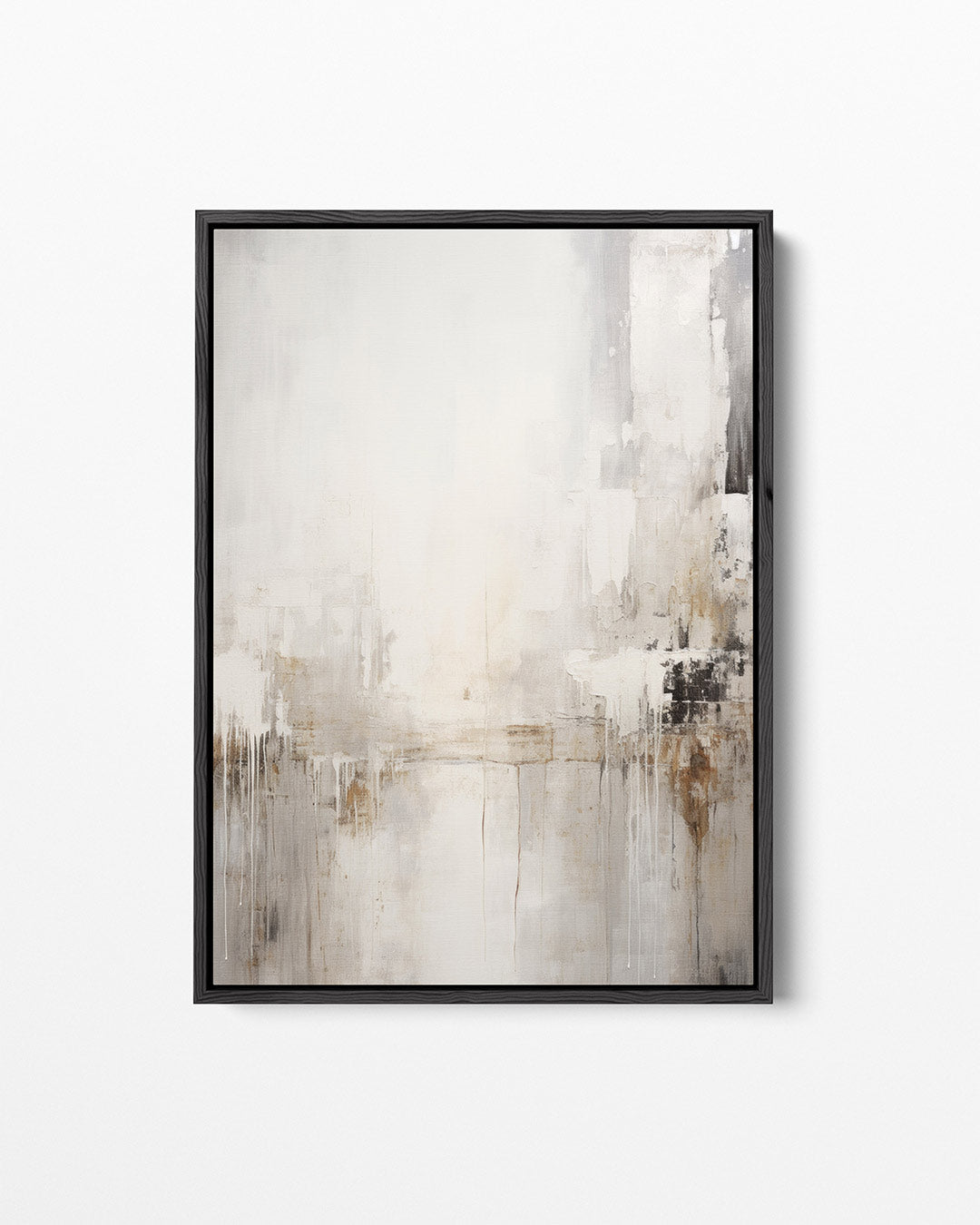 Neutrale harmonie – staand wanddecoratie kunstwerk