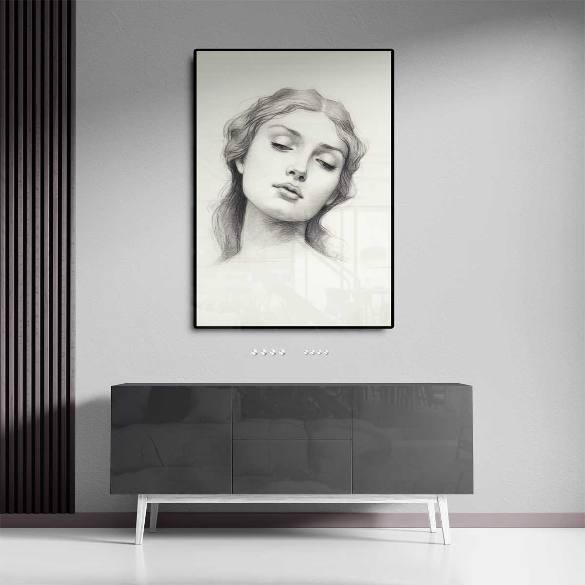 Tijdloze Elegantie – canvas kunstwerk als wanddecoratie