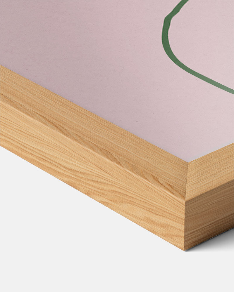 Minimalistische Bloemenvaas – staande keuken wanddecoratie van WallArtistic