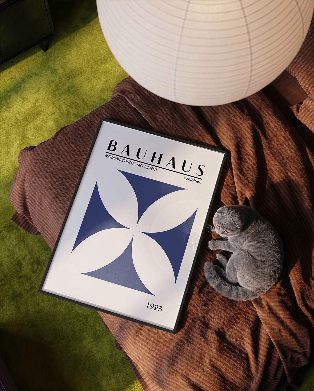Vorm en balans – moderne Bauhaus wandkunst als poster