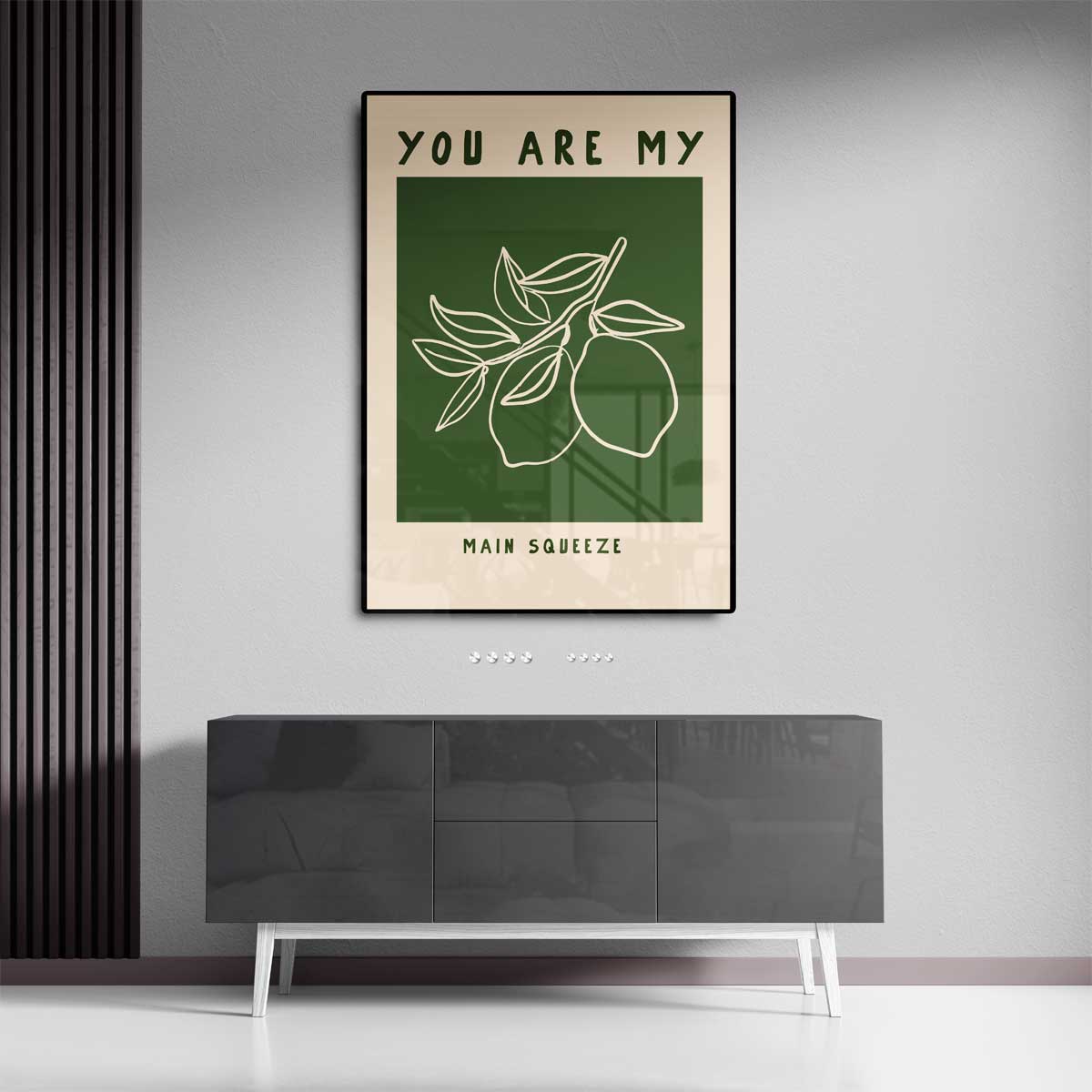 Jij bent mijn zonnestraal – staande wandkunst voor woonkamer of interieur