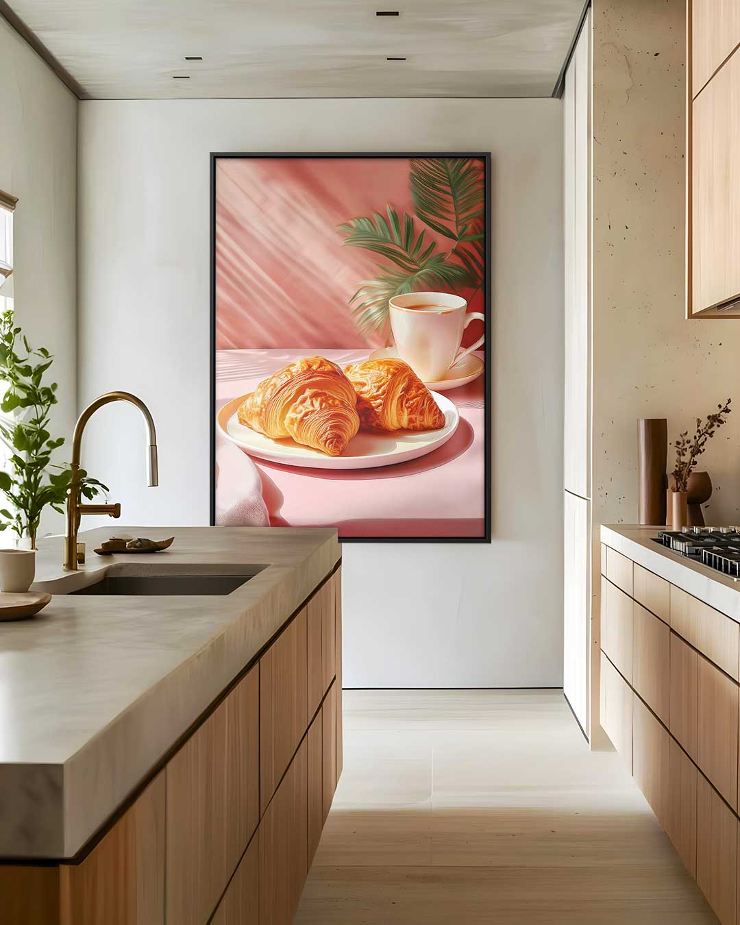 Ochtend Sereniteit – staand kunstwerk voor modern interieur