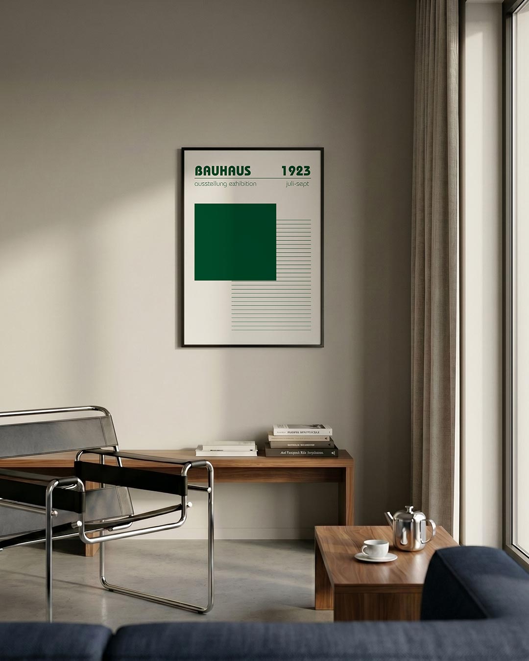  – geometrische poster in Bauhaus-stijl van WallArtistic
