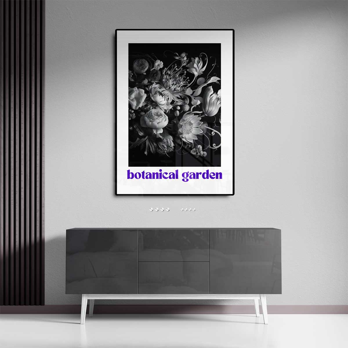Botanische Tuin Wandkunst – portret wandkunst van WallArtistic