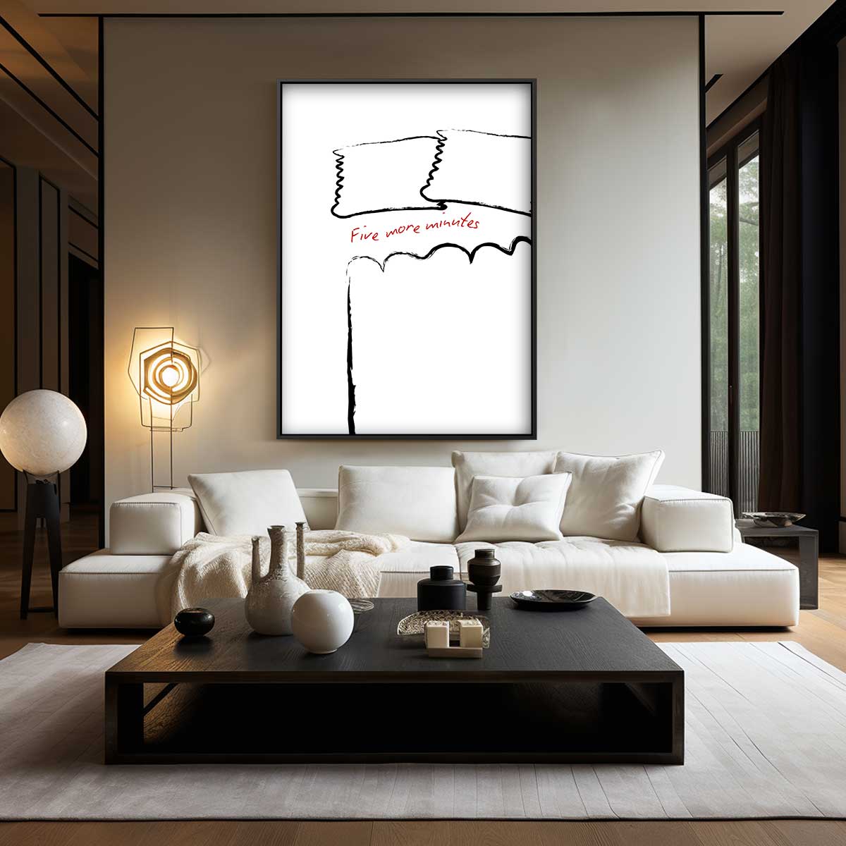 Vijf Minuten Extra – plexiglas wanddecoratie in portret formaat