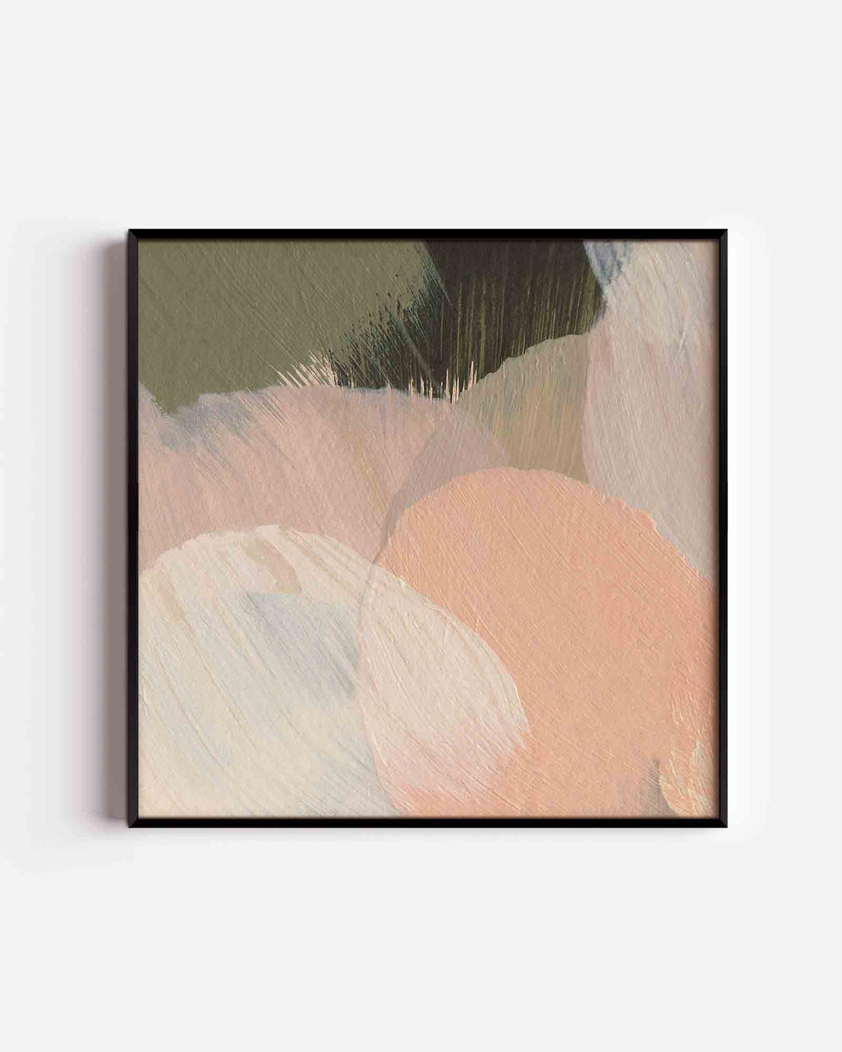 Abstracte vormen – schilderkunst vierkante poster als wanddecoratie