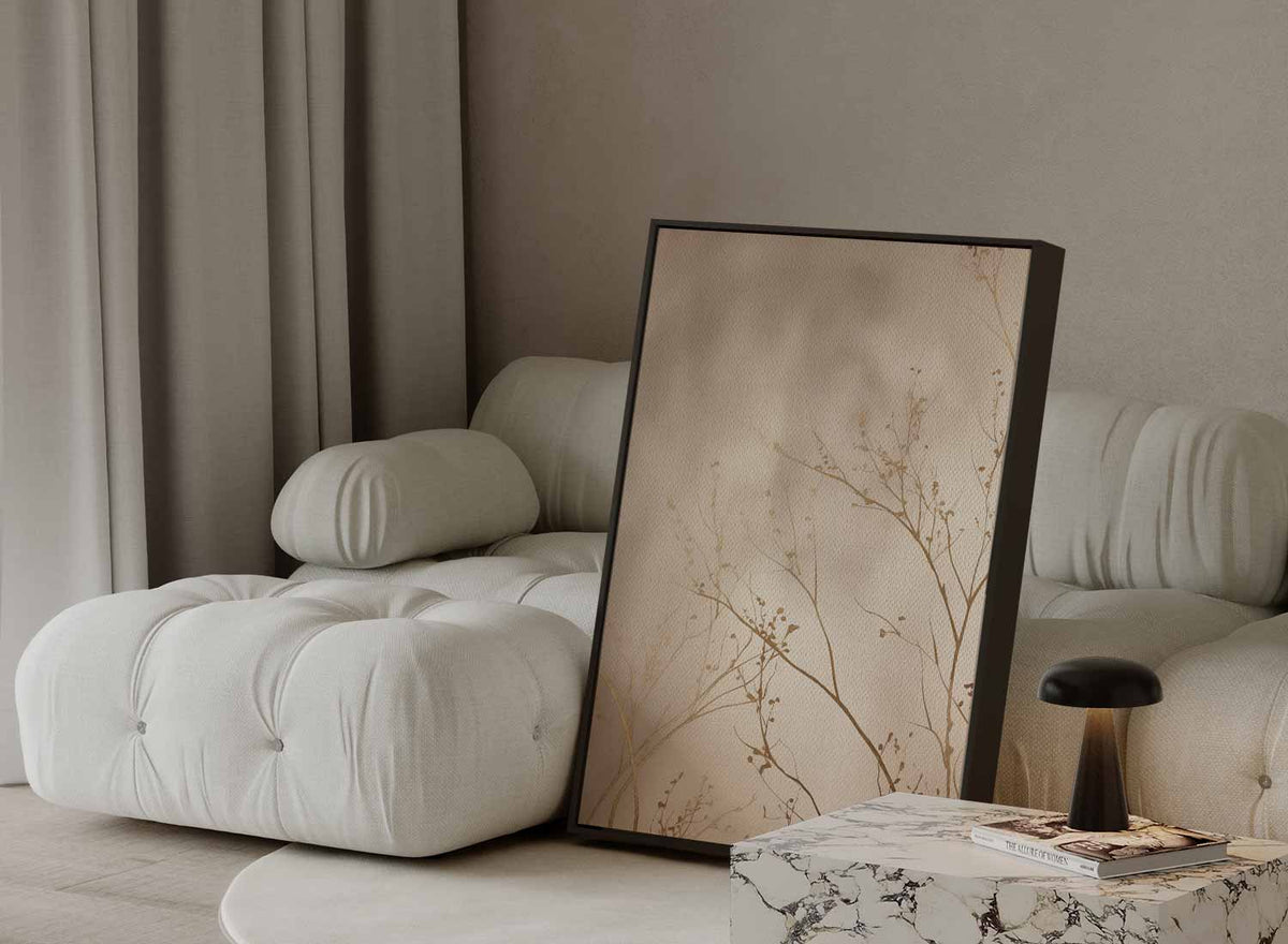Gouden Takedans – staande wandkunst voor woonkamer of interieur