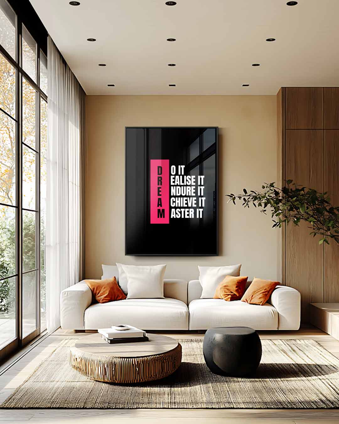 Inspirerende Dromen – canvas wanddecoratie in portret formaat