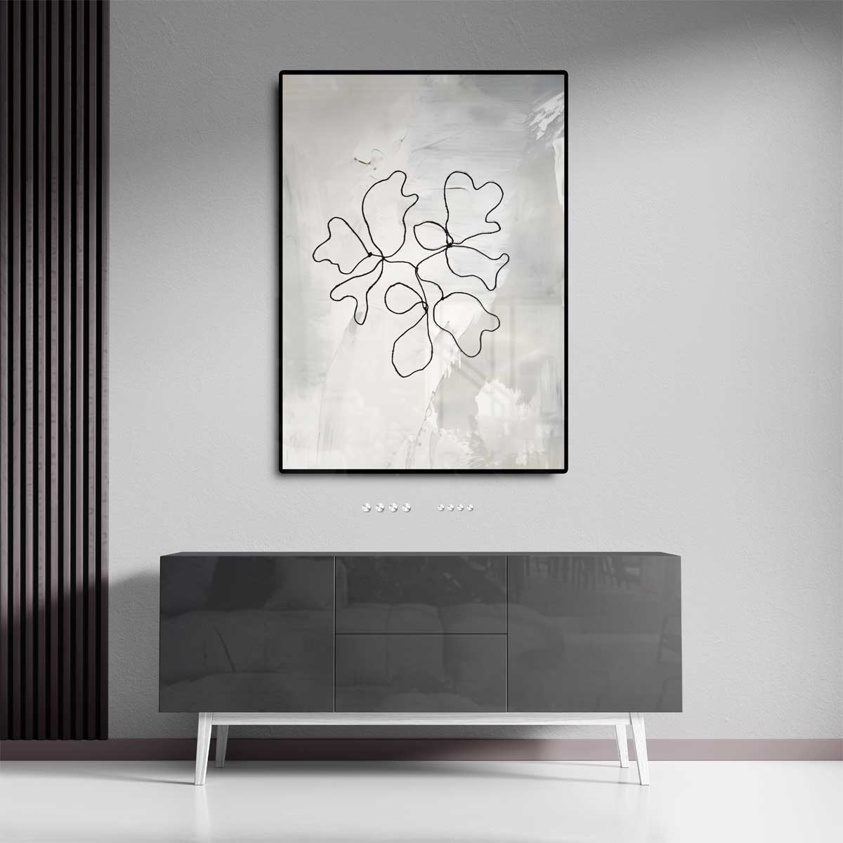 Dans van Lijntjes – staand kunstwerk voor modern interieur