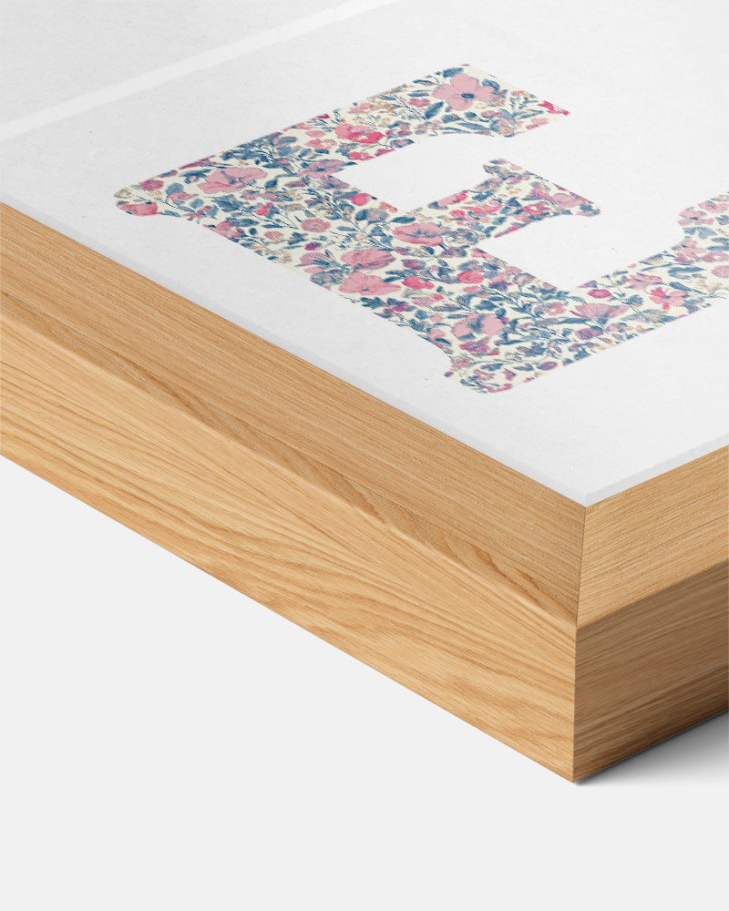 Bloemen & Letters – kids poster als vrolijke staande wanddecoratie