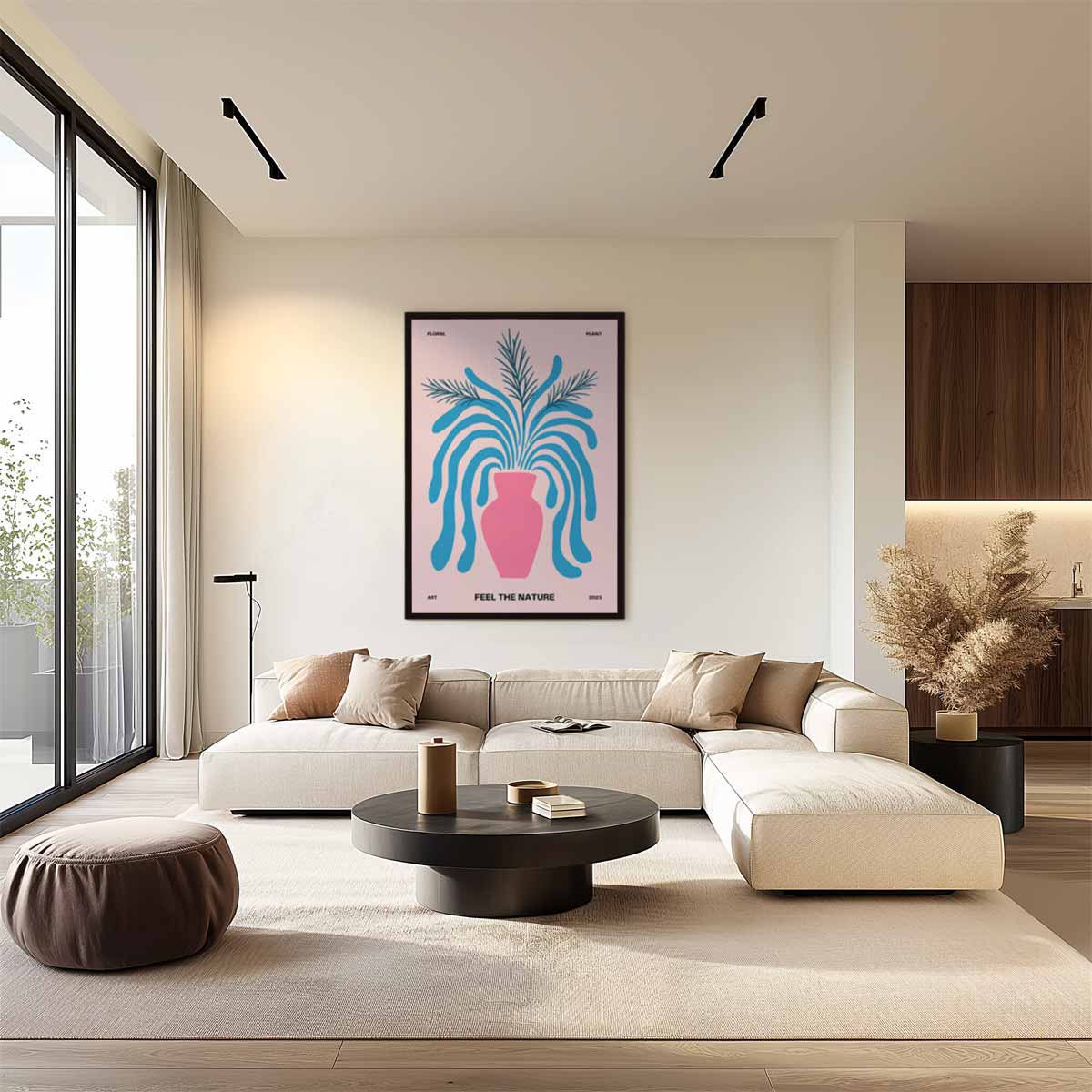 Vrolijke Vaas – staand kunstwerk voor modern interieur