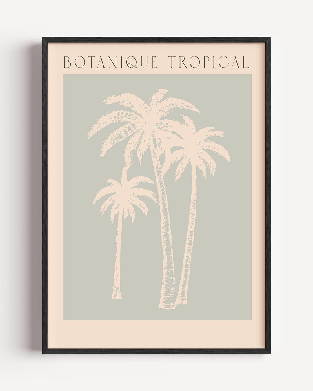 Botanique Tropical Palmbomen – zomer portret poster als wanddecoratie