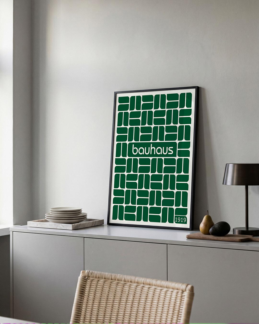  – moderne Bauhaus wandkunst als poster