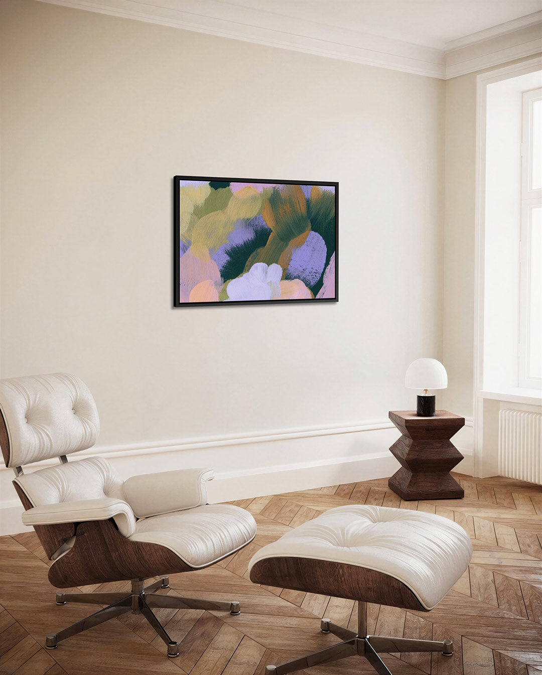 Kleurrijke vegen – alternatieve weergave van het kunstwerk