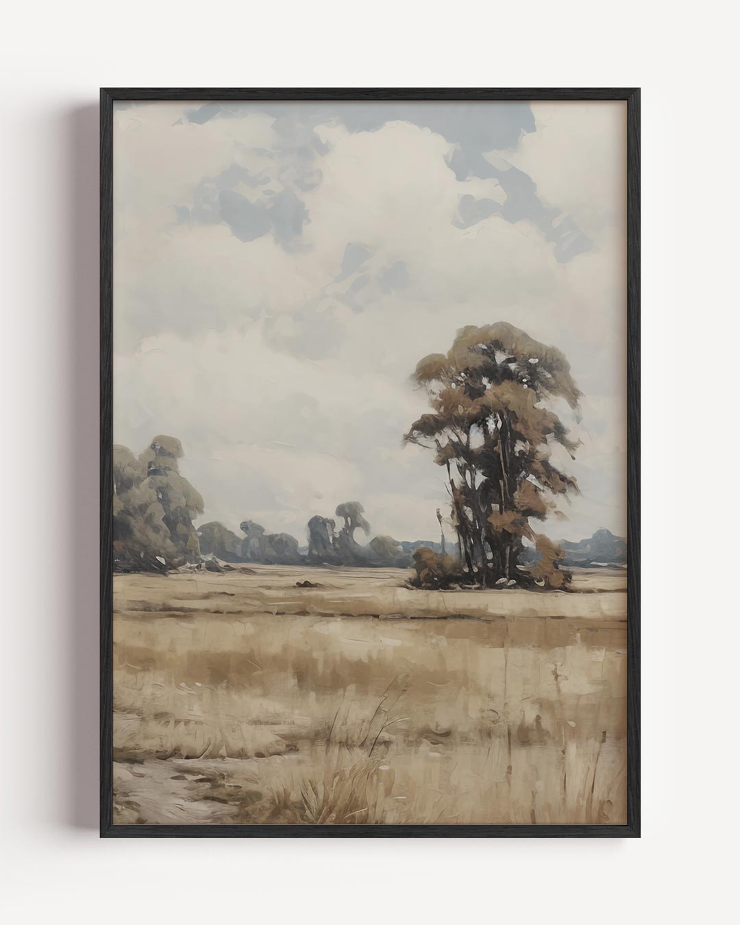 Rustieke Natuurveld – vintage portret poster als wanddecoratie