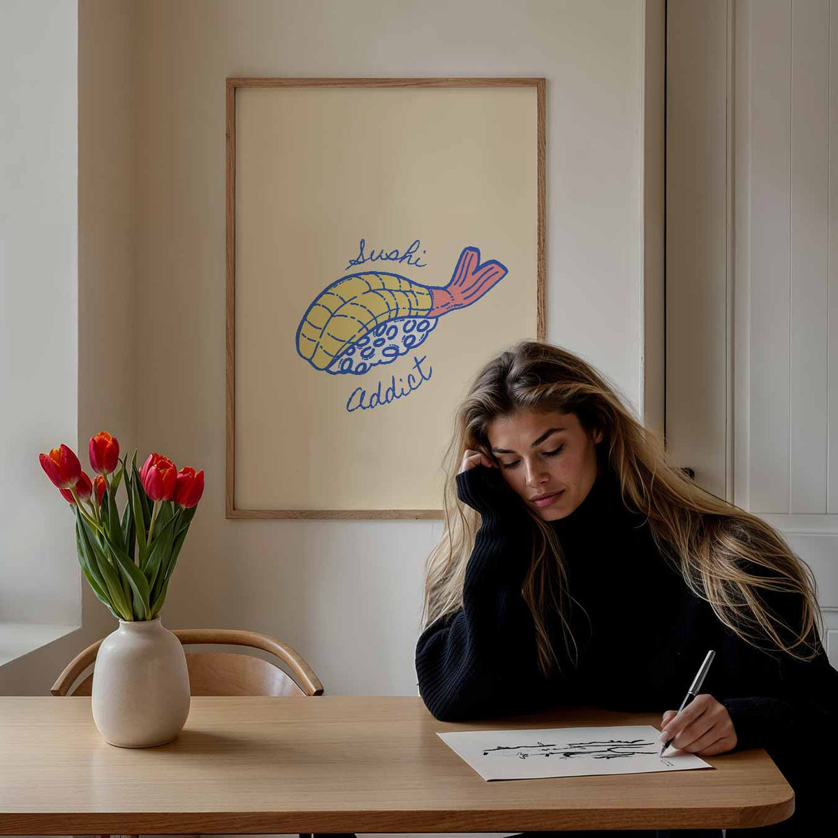 Sushi Addict – keuken poster als sfeervolle staande wanddecoratie