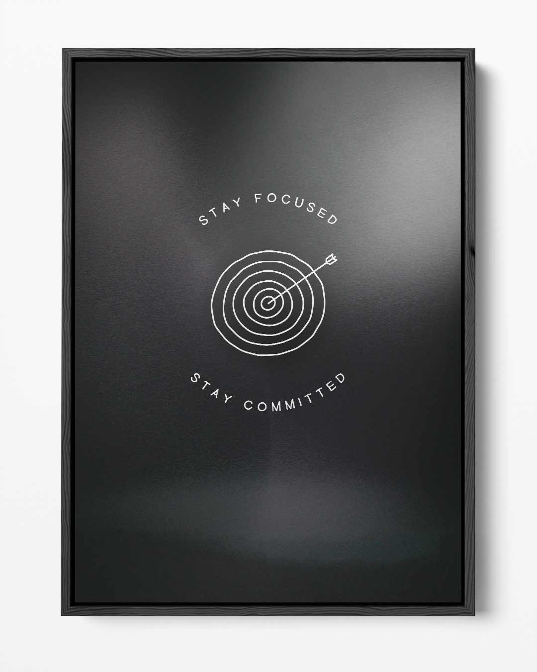 Stay focused – portret kunstwerk als wanddecoratie