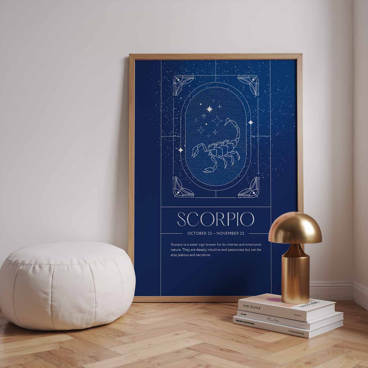 Abstracte – staande muurposter met mindful uitstraling