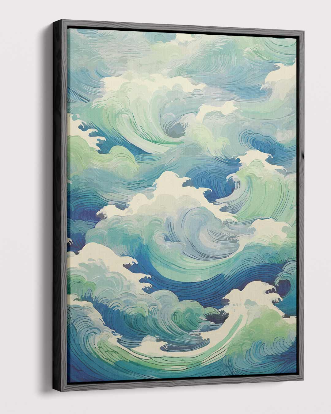 De Dans van de Oceaan – dibond kunstwerk als wanddecoratie