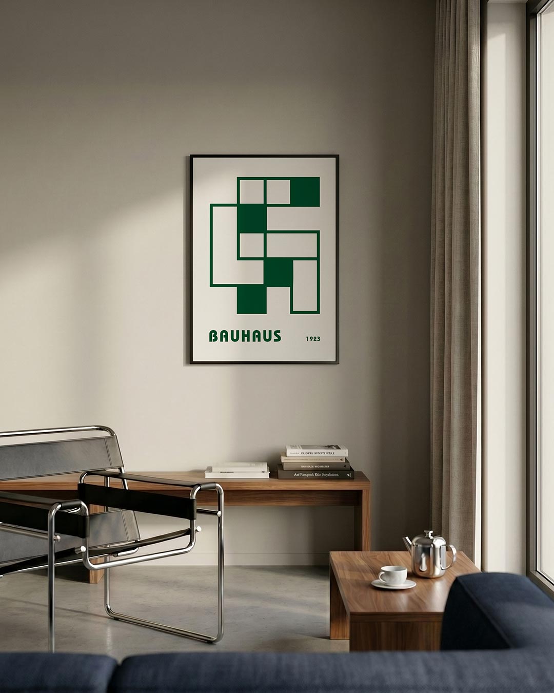  – geometrische poster in Bauhaus-stijl van WallArtistic