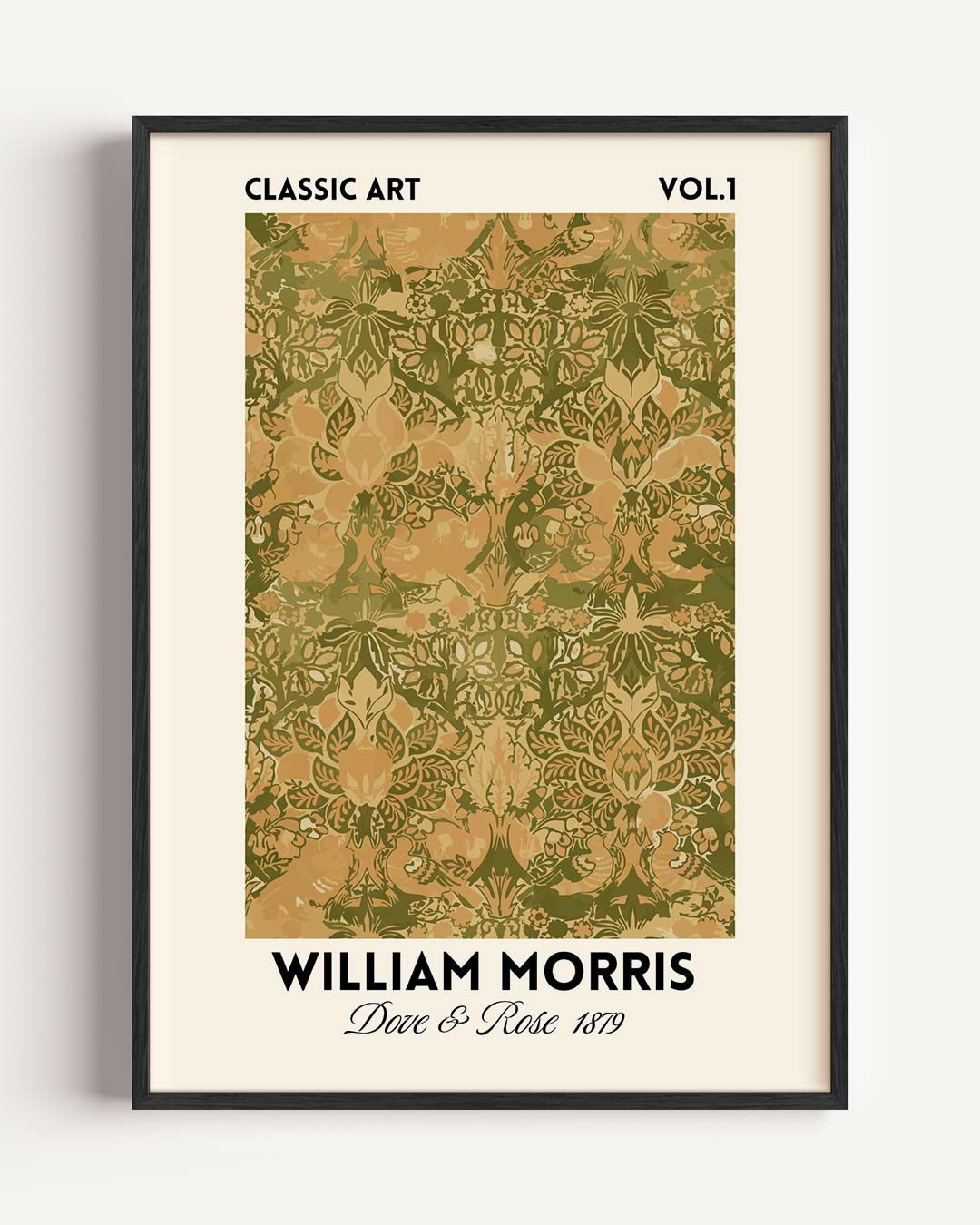Vintage William Morris – William Morris portret poster als wanddecoratie