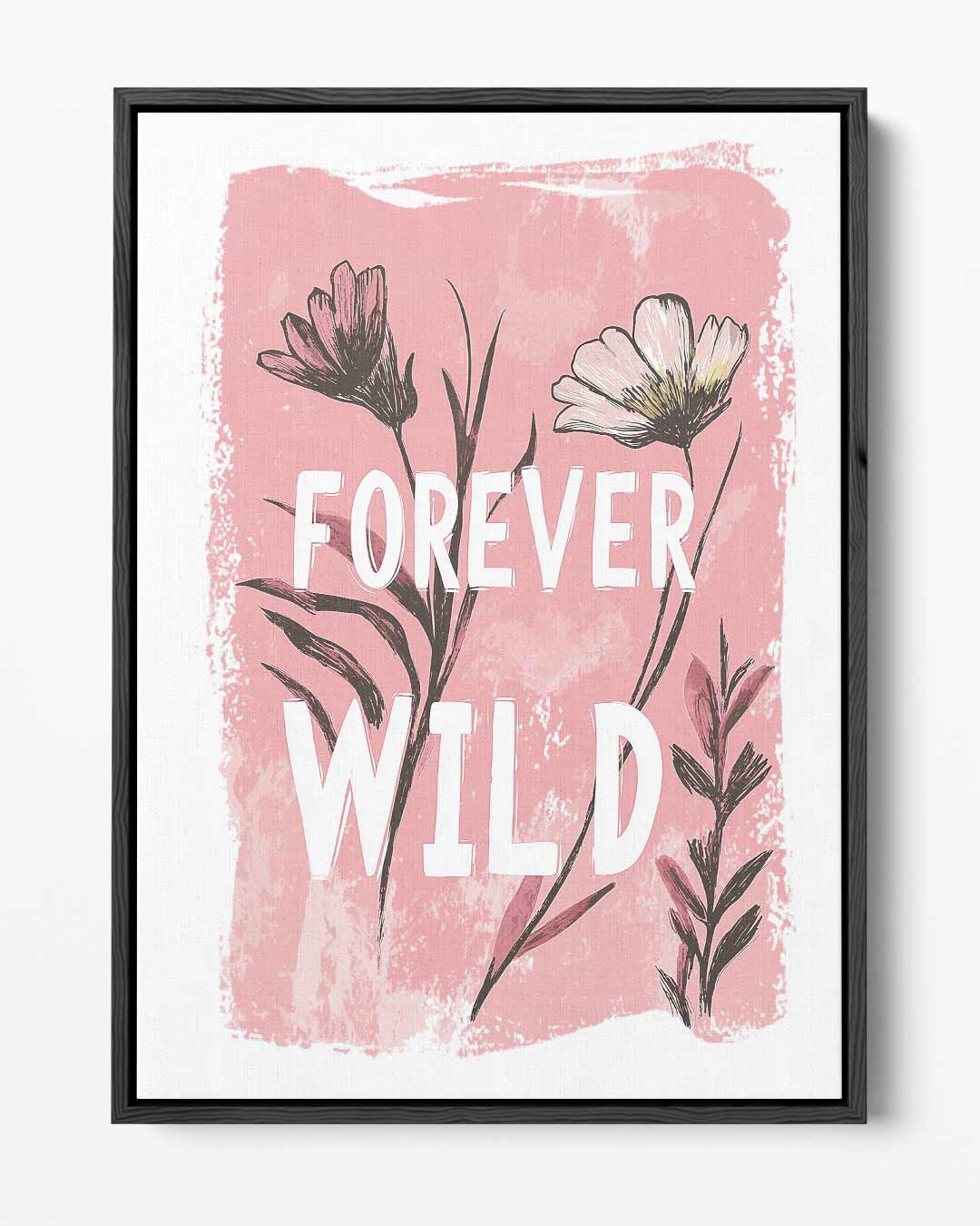 Forever Wild Bloemenkunst – portret kunstwerk als wanddecoratie