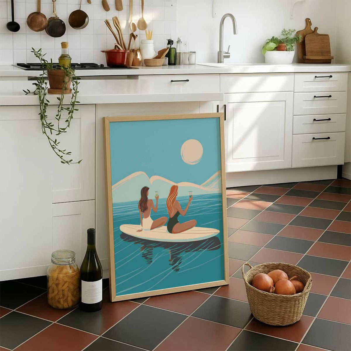 Zonsondergang op het Water – dieren portret poster, afbeelding 7
