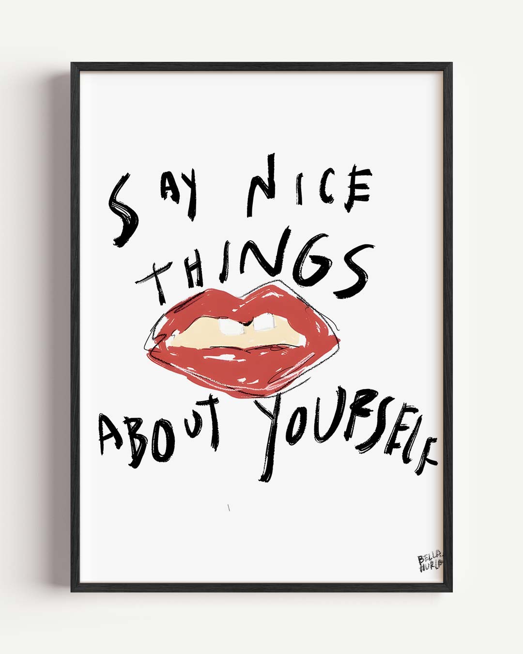 Positieve Inspiratie – Popart en Streetart portret poster als wanddecoratie