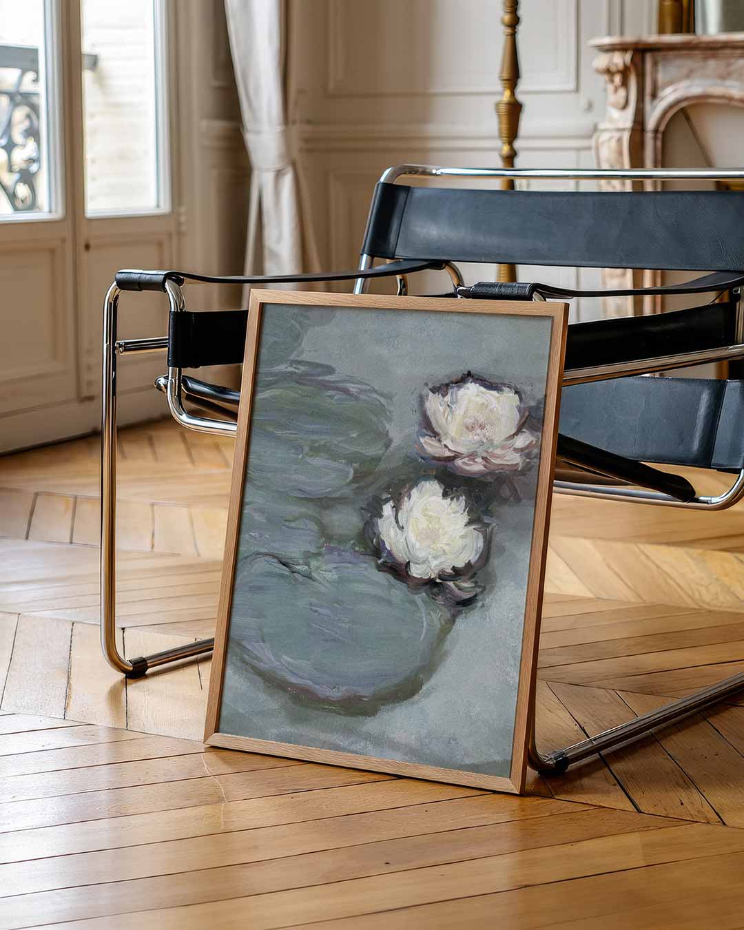Dromerige Waterlelies – klassieke wandkunst als portret poster