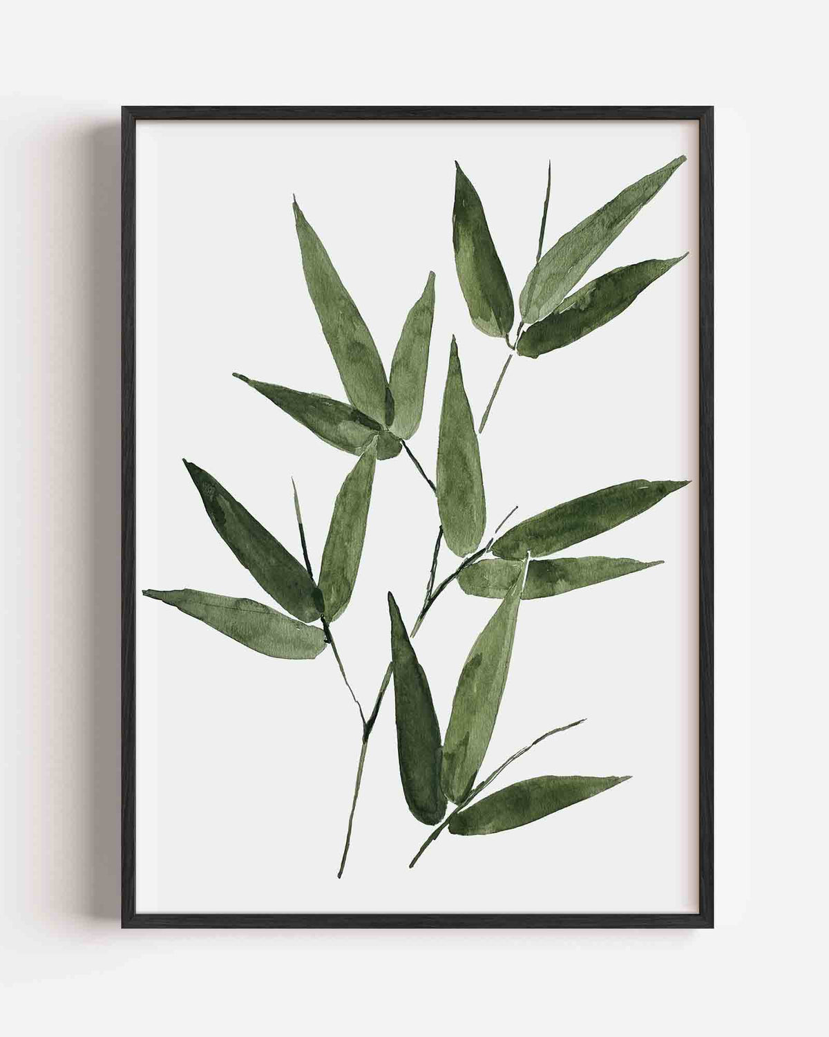 Bamboe bladeren – jungle portret poster als wanddecoratie