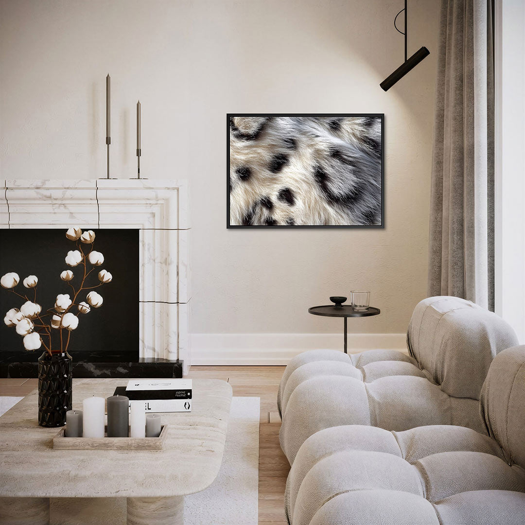 Dierenprint textuur – Jungle kunstwerk – liggende wanddecoratie