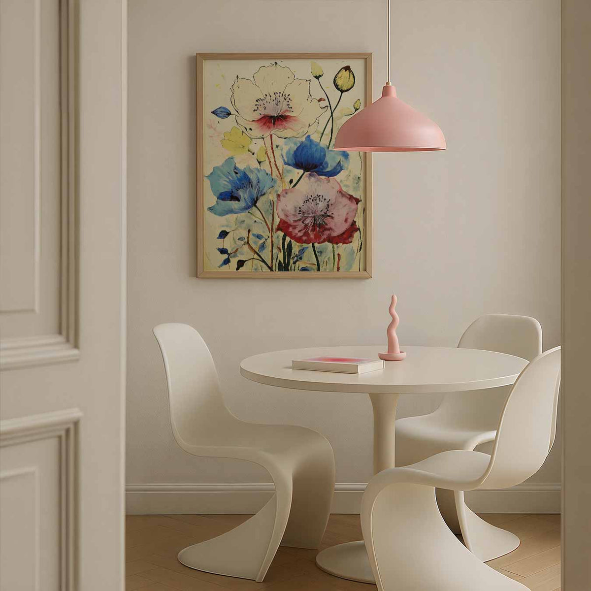 Bloemenpracht op Canvas – bloemen poster in staand formaat