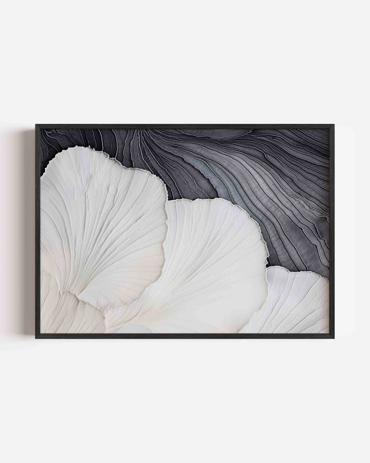 Golvende lijnen en vormen – abstracte landscape poster als wanddecoratie