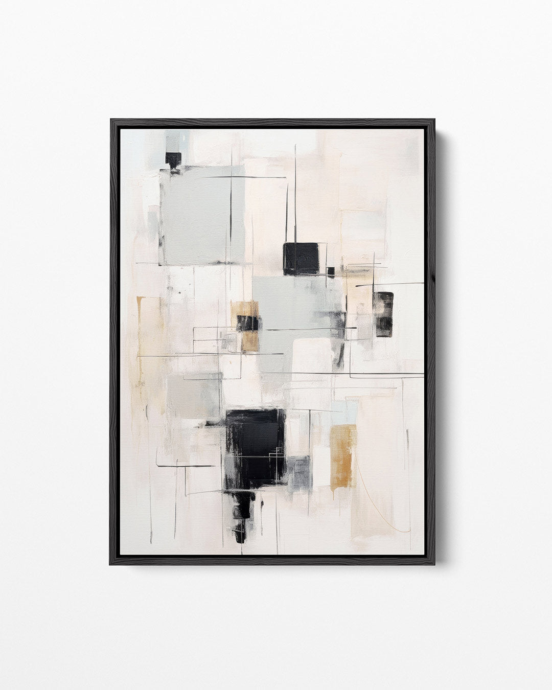 Geometrische lijnen – staand wanddecoratie kunstwerk