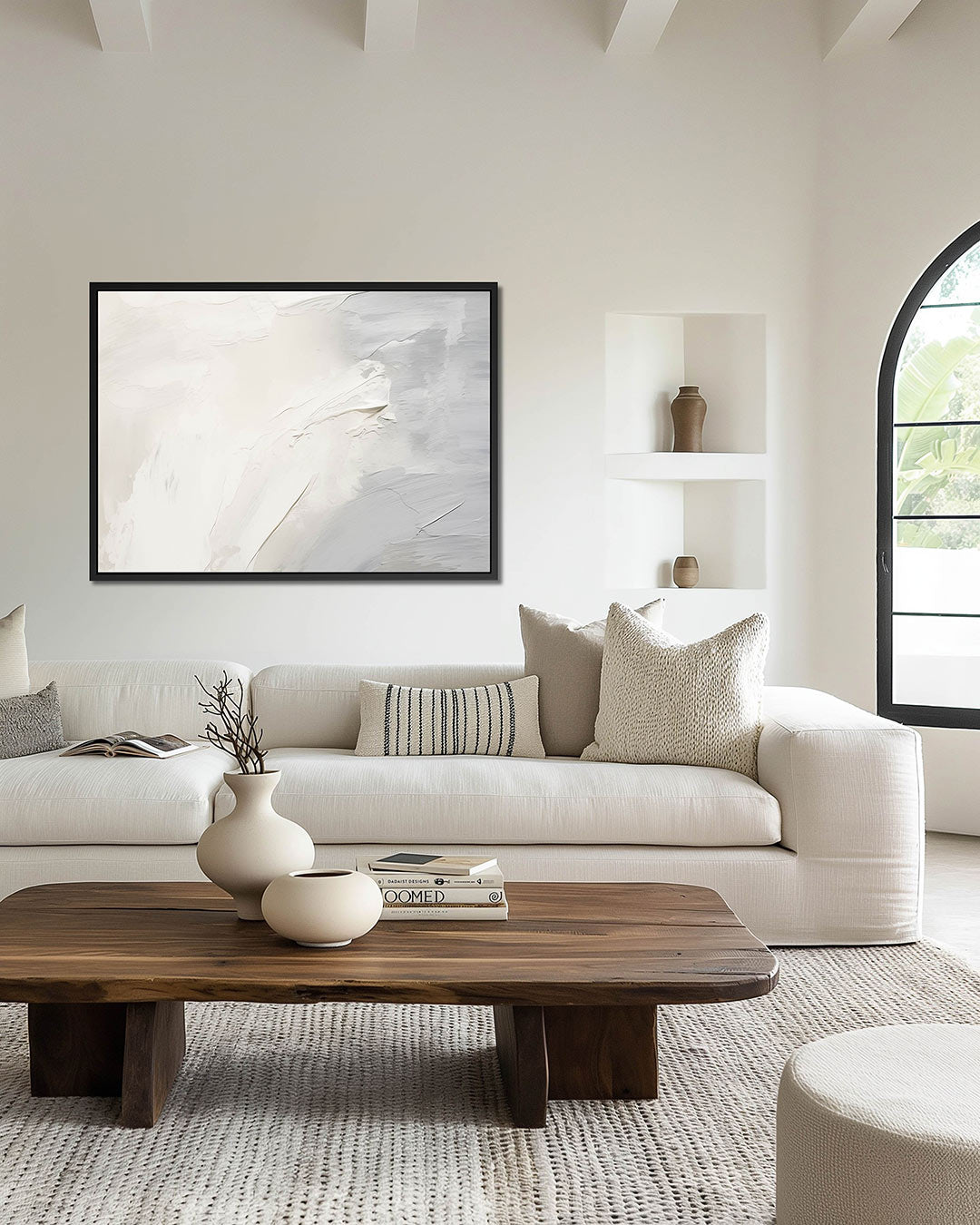 Zachte kleurenmix – wanddecoratie in interieur