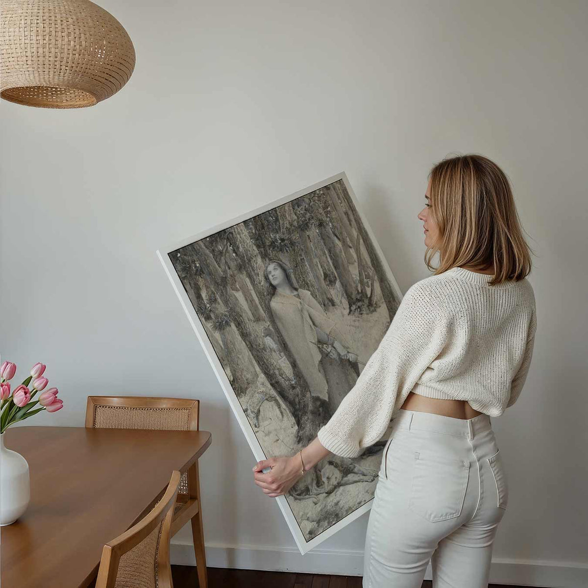 Mystieke Boswandeling – kids poster als vrolijke staande wanddecoratie