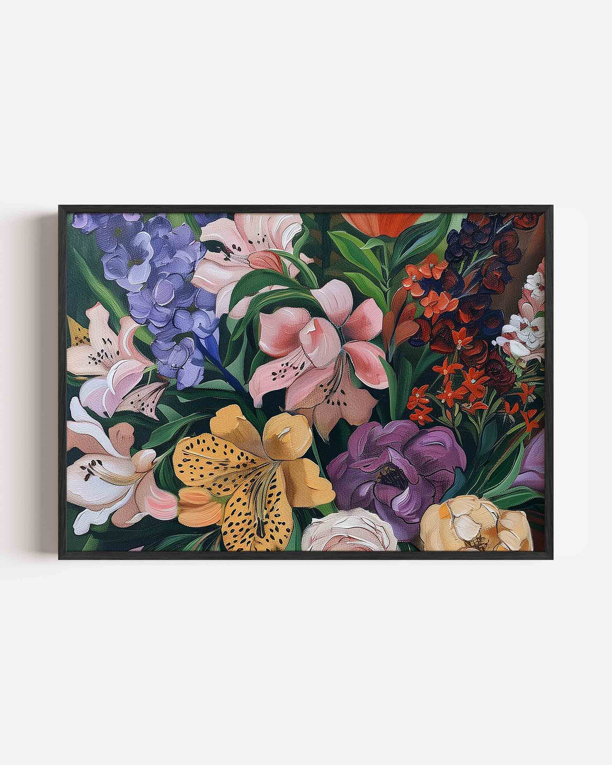 Bloemenpracht – bloemen landscape poster als wanddecoratie