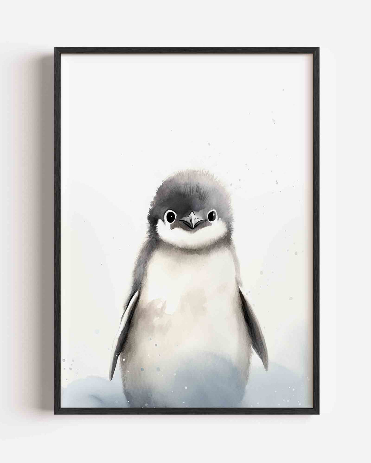 Schattige pinguïn – kids portret poster als wanddecoratie