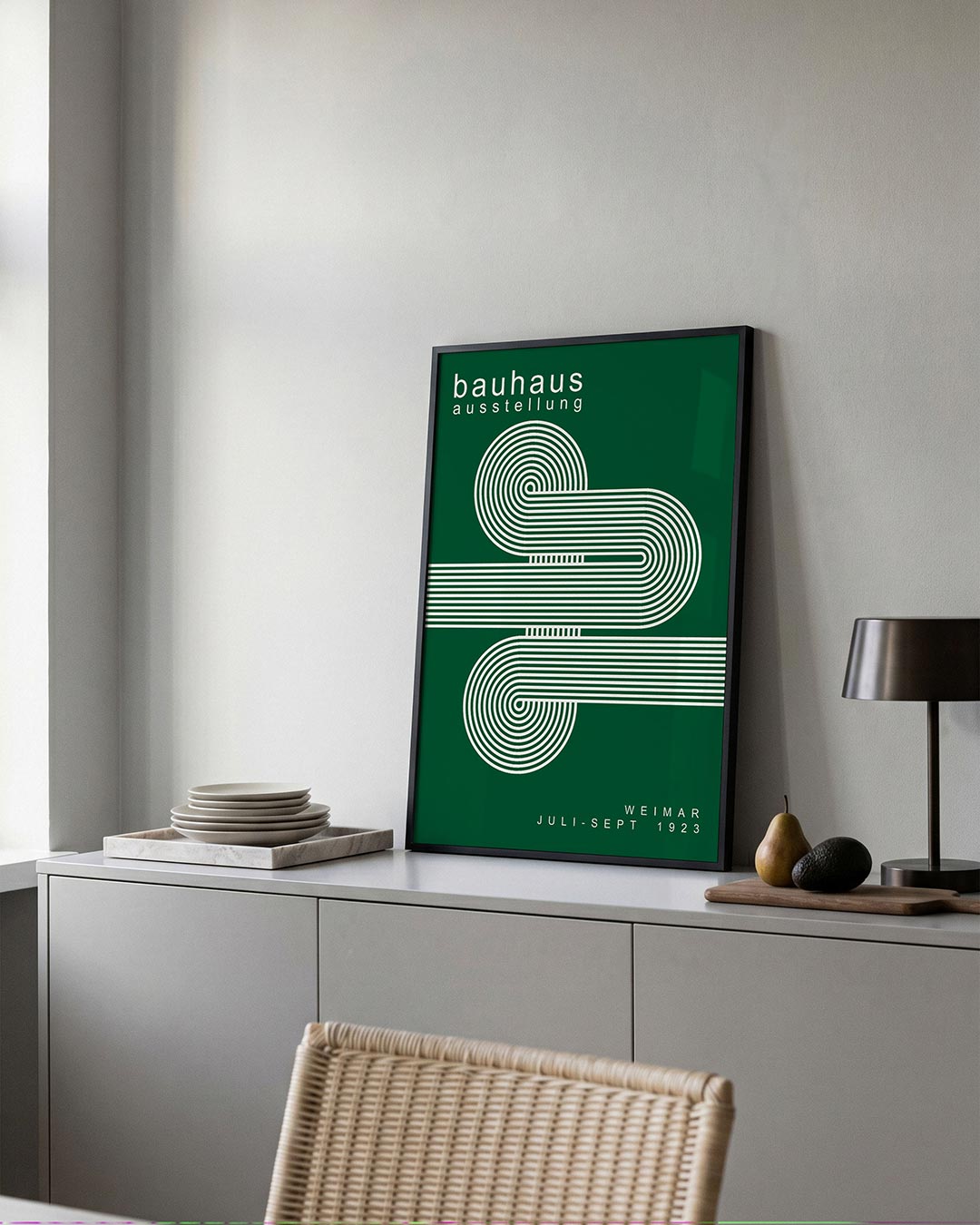  – moderne Bauhaus wandkunst als poster