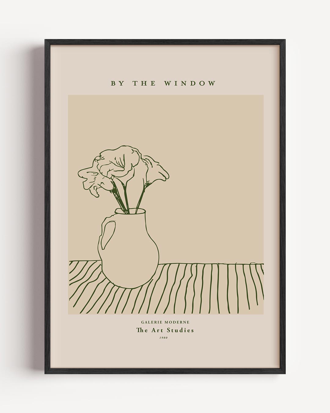 Simpele Elegantie Bloemenposter – bloemen portret poster als wanddecoratie