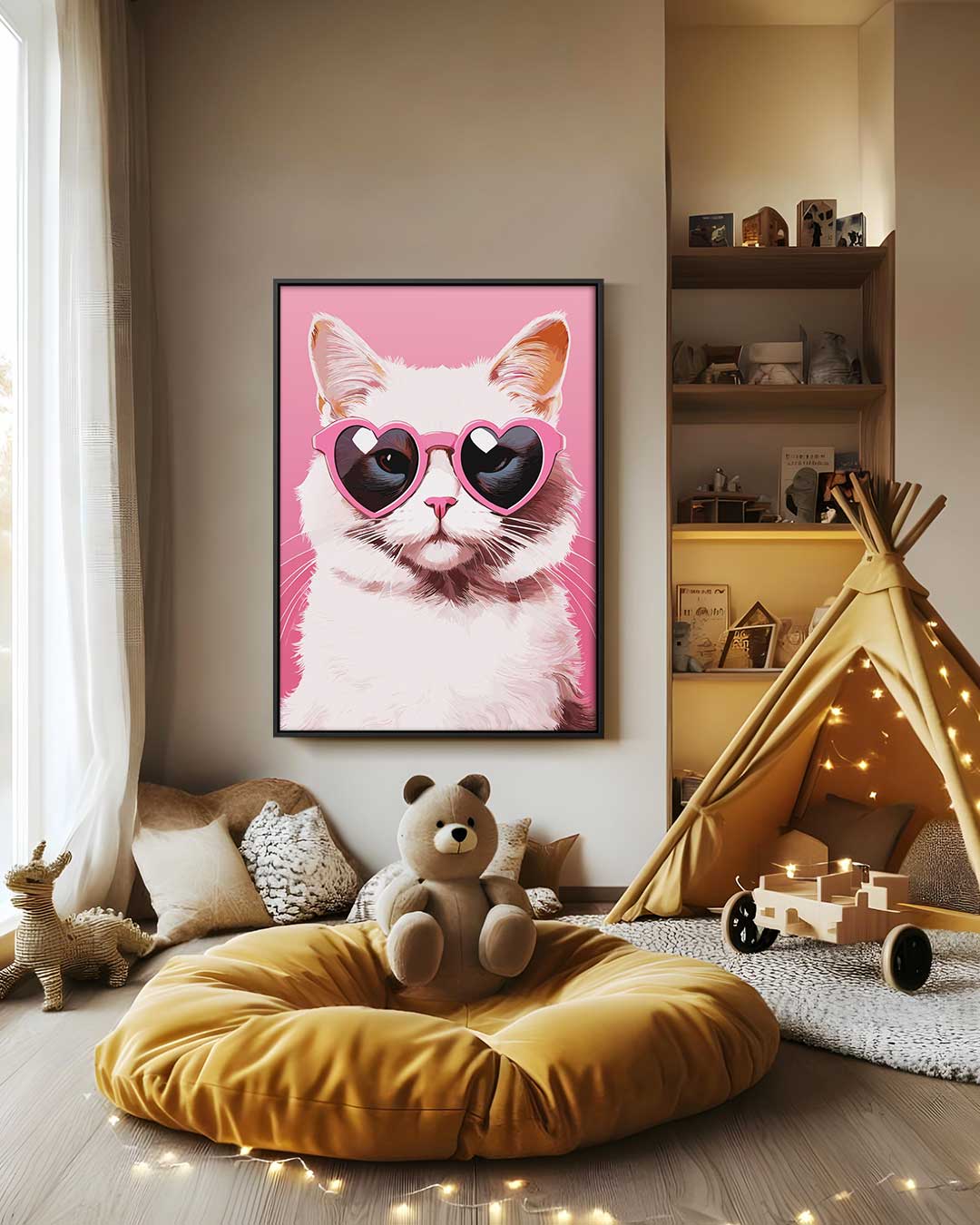 Kunstwerk – canvas wanddecoratie in portret formaat