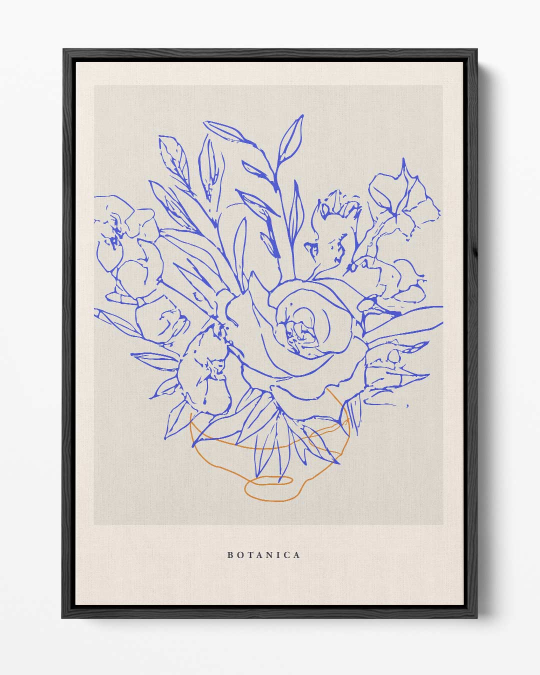 Botanica Bloemenschilderij – portret kunstwerk als wanddecoratie