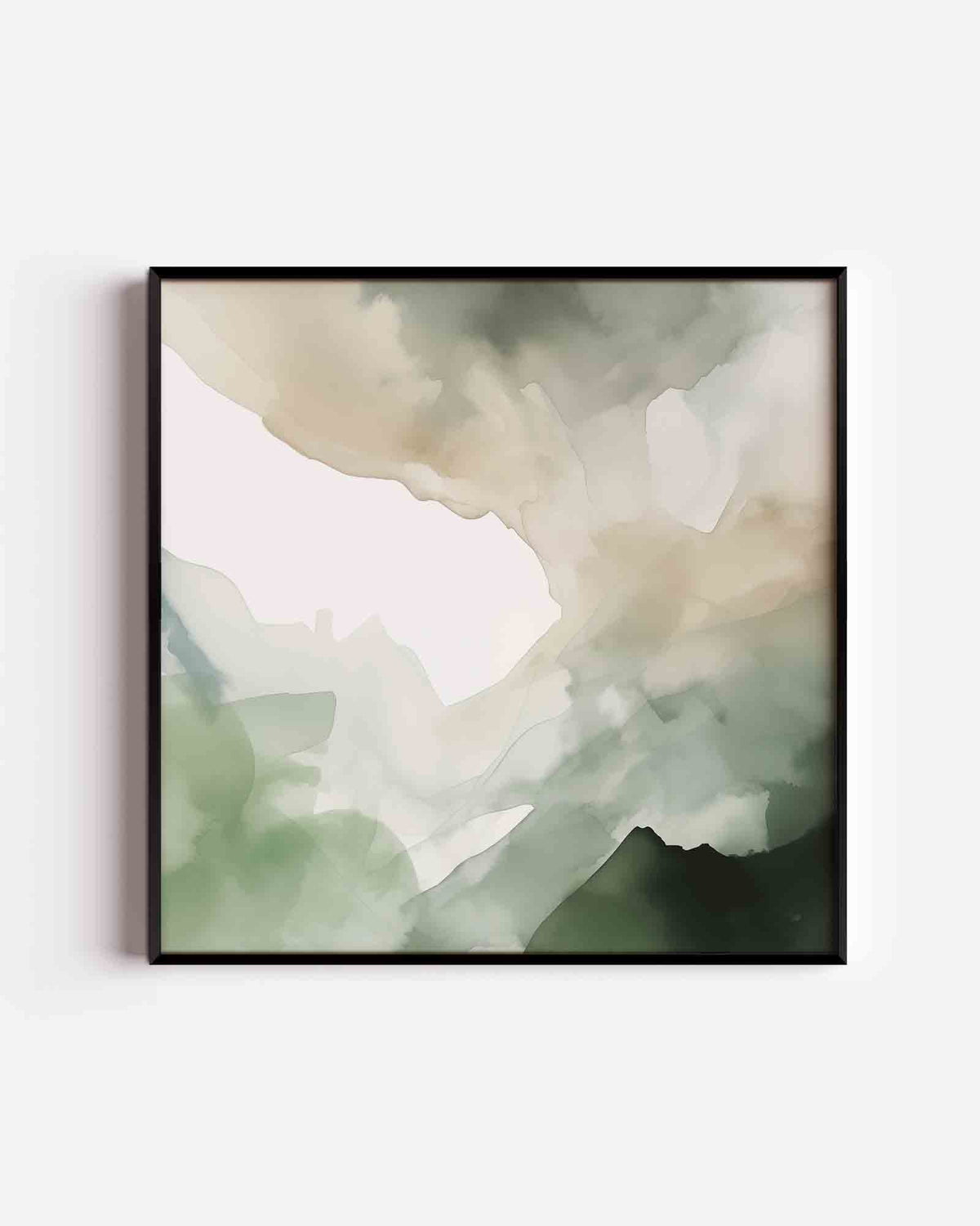 Abstracte vormen – abstracte vierkante poster als wanddecoratie