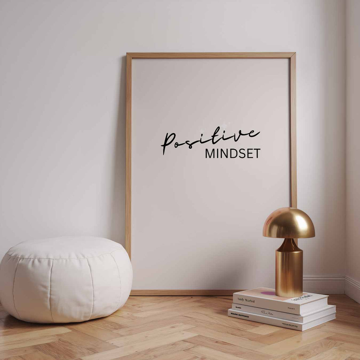 Positive Mindset – urban poster in staand formaat