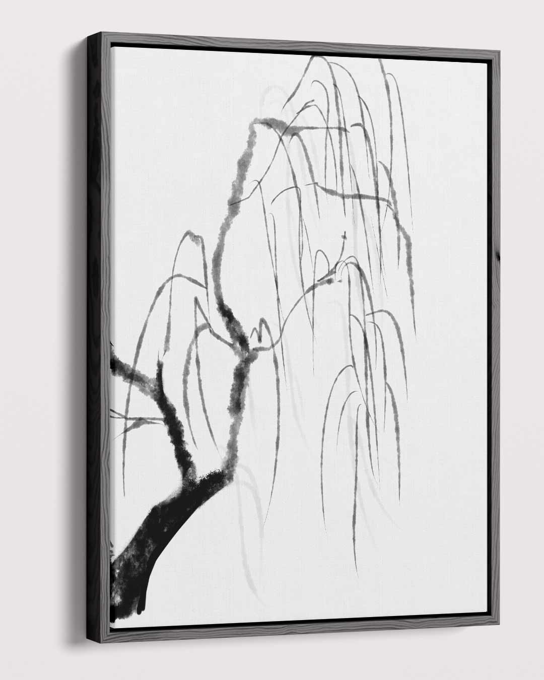 Subtiele Zen Bomen – dibond kunstwerk als wanddecoratie
