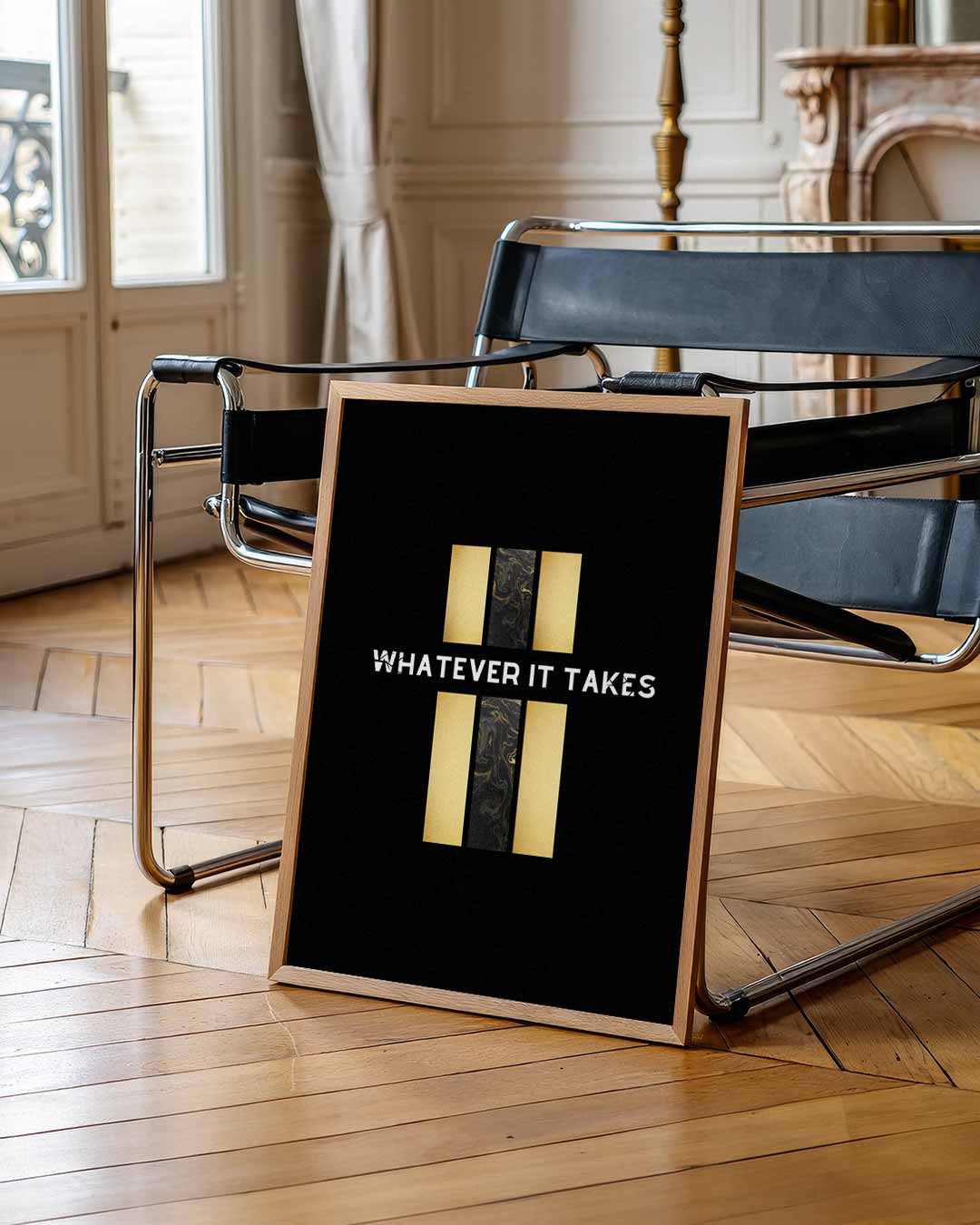 Motiverende Goud & Zwart – quote poster als inspirerende wanddecoratie