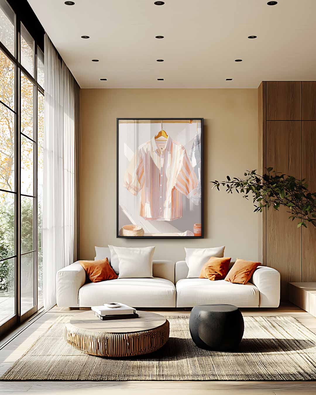 Zonnige Zaligheid – staand kunstwerk voor modern interieur
